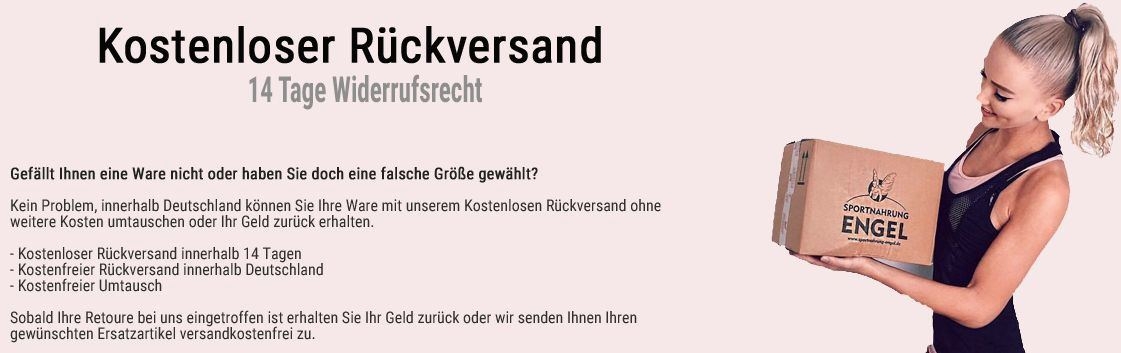 Kostenloser Rückversand innerhalb Deutschlands