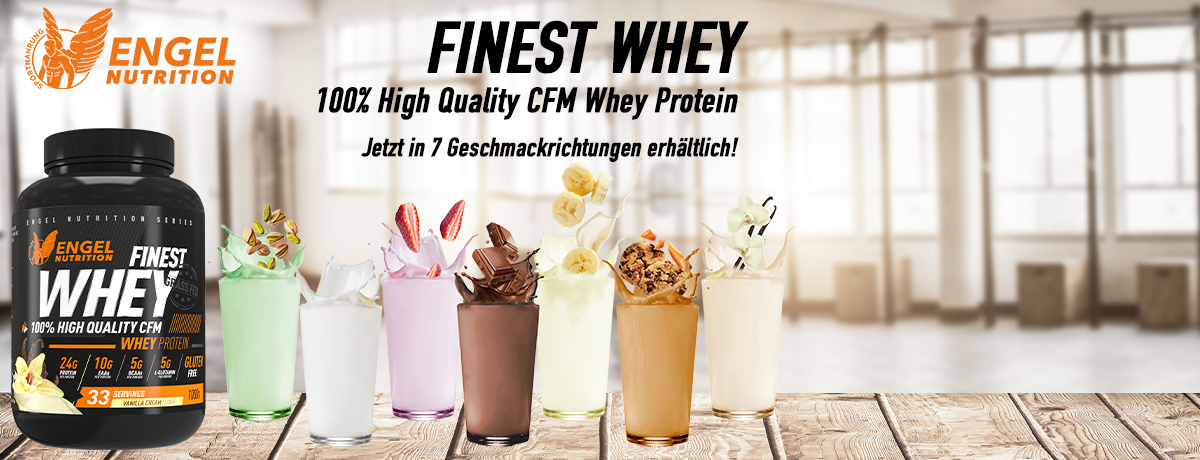 Engel Nutrition - Finest Whey Protein jetzt neu bei Sportnahrung Engel - Engel Nutrition Finest Whey Protein