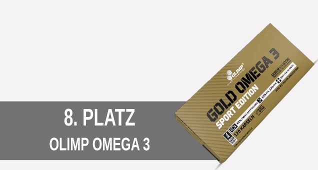 8. Platz Olimp Omega 3 Kapseln