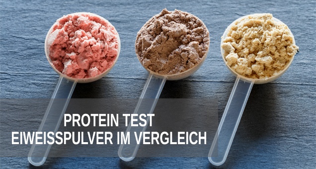 Proteintest Eiweisspulver im Vergleich