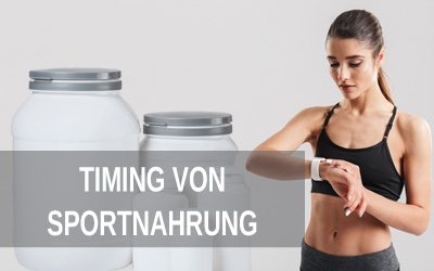 Professionelles Timing von Sportnahrung