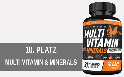 Engel Nutrition Multi Vitamin & Minerals Top 10 bei Sportnahrung Engel