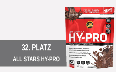 All Stars Hy-Pro 85 500g Platz 32 bei Sportnahrung Engel