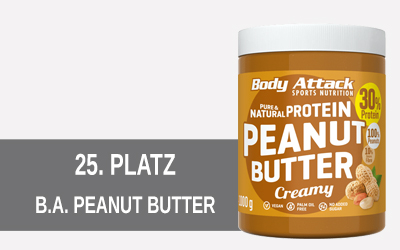 Body Attack Peanut Butter Platz 25 bei Sportnahrung Engel