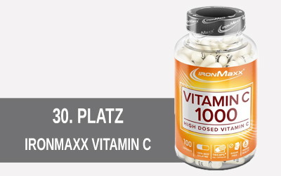 Ironmaxx Vitamin C 1000 Platz 30 bei Sportnahrung Engel