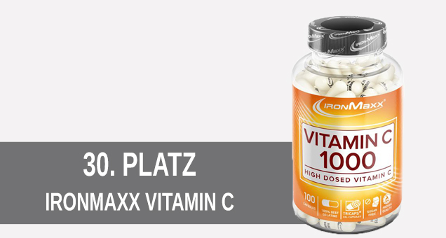 Platz 30 Ironmaxx Vitamin-C 1000