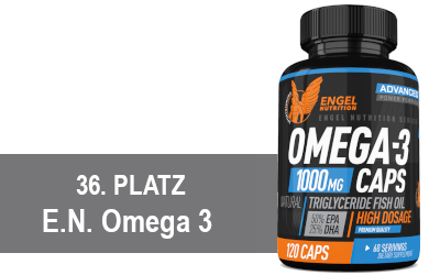 Platz 36 Engel Nutrition Natural Omega 3 Triglyceride aus Wildfang