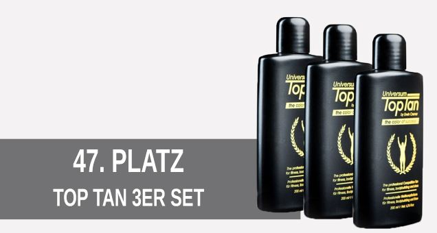 Platz 47 Universum Top Tan 3er Set