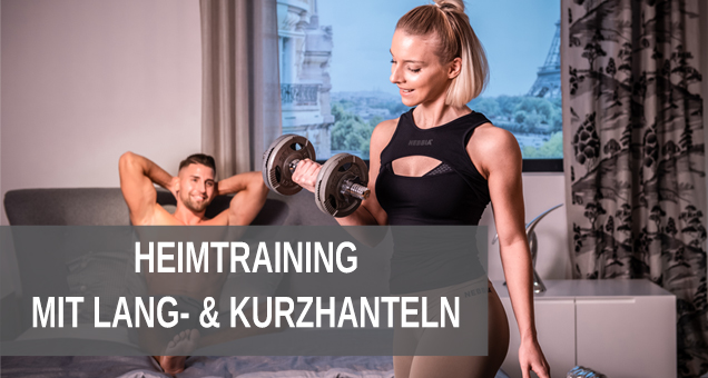 Trainingsplan Kurzhanteln, Langhanteln, Kurzhanteltraining und Langhanteltraining zum Muskelaufbau