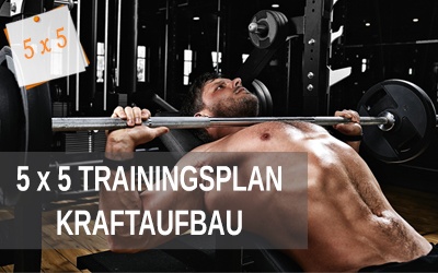 5x5 Trainingsplan für mehr Kraft