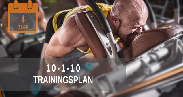 10-1-10 Trainingsplan, Muskeln aufbauen in kurzer Zeit