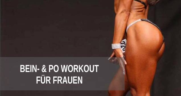 Bein- und Po Workout für Frauen