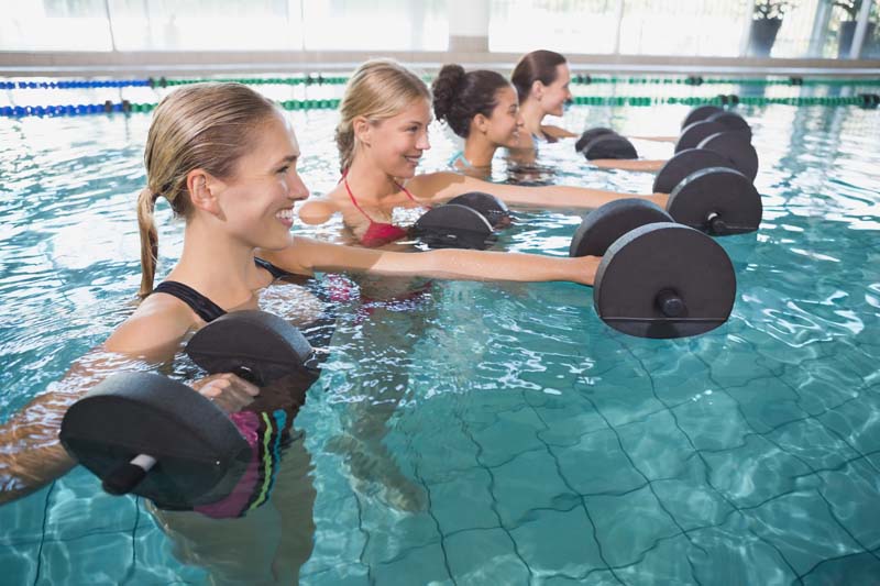 Aqua Fitness schonendes Training bei starker Fettansammlung