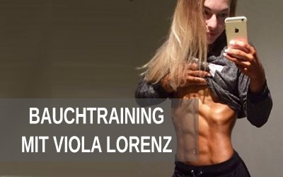 Bauchtraining mit Fitness Athletin Viola