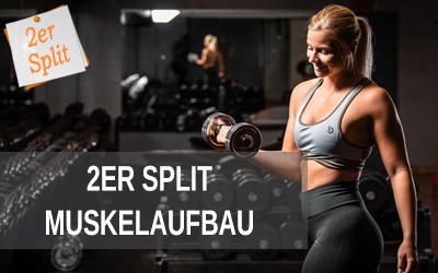 Muskelaufbau 2er Split für Frauen